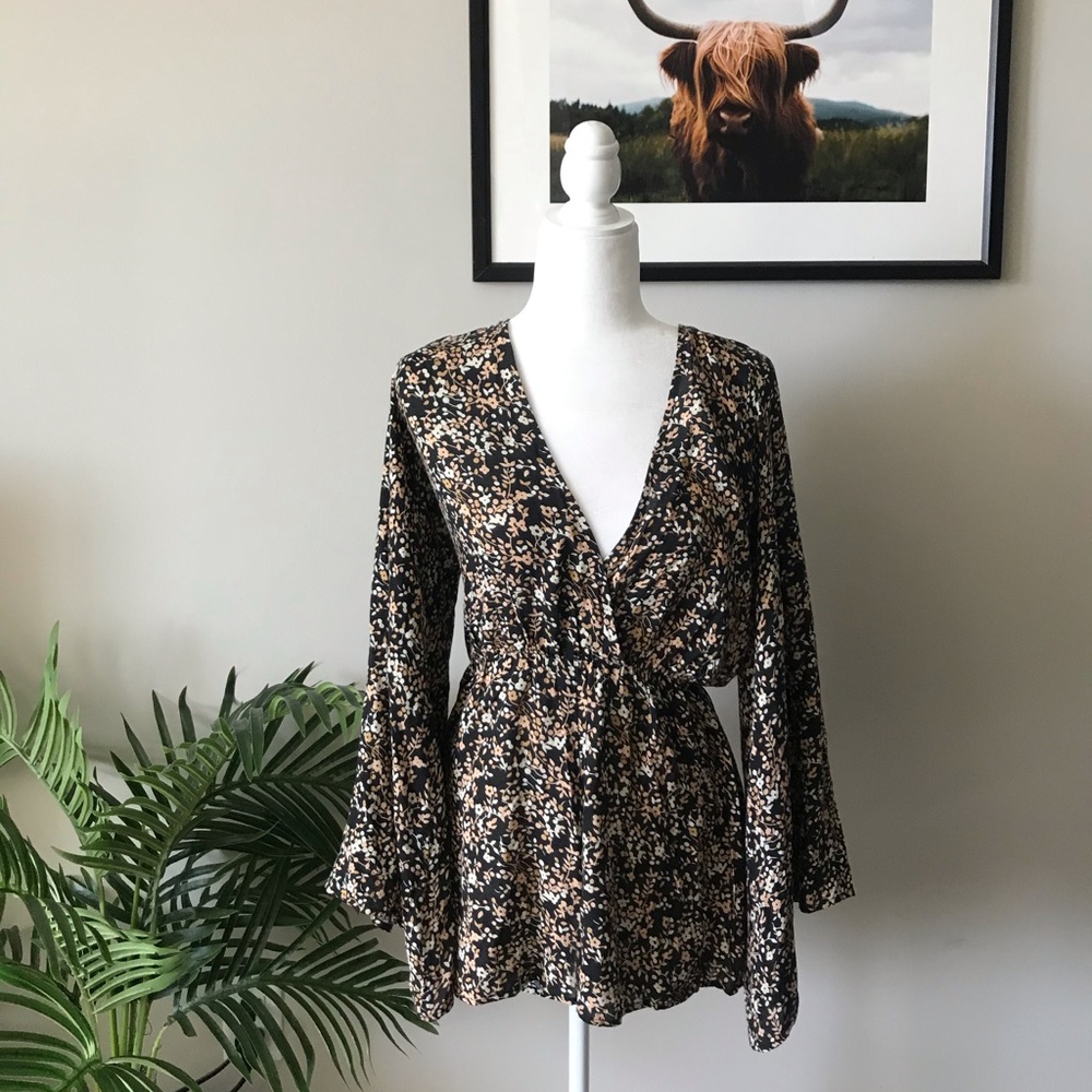 Free People Floral Romper